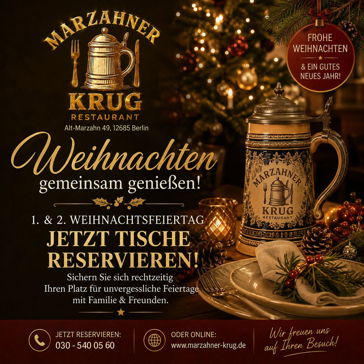 Weihnachten gemeinsam genießen
